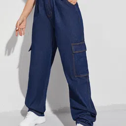 Kotty Women Straight Fit High-Rise Stretchable Jeans image 3