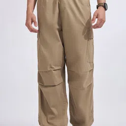 Espanshe Men Custom Loose Fit Mid-Rise Easy Wash cotton Cargos-picture-18