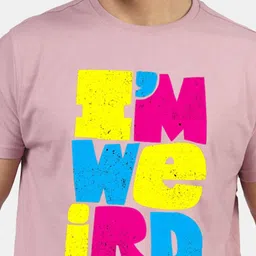 Greylongg Men Typography Printed Round Neck T-shirt image 5