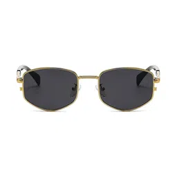 Arzonai Unisex Full Rim Sunglasses MA-98020-GOLD-BLACK-B-picture-19