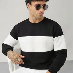 Try This Colourblocked Round Neck Regular Sleeves Cotton Regular Fit T-shirt-picture-32