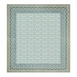 JAIPUR PRIME Magnet Green Printed 180 TC Pure Cotton King Bedsheet Set 2.7 m x 2.5 m image 3