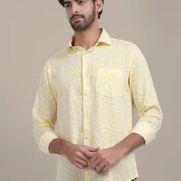 AMSWAN Men Floral Opaque Printed Casual Shirt-picture-32
