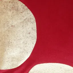 HOSTA HOMES Red & Gold-Toned Set of 5 Velvet Square Cushion Covers image 3