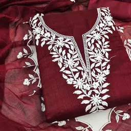 KIMISHA Embroidered Unstitched Dress Material-picture-16