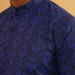 SOJANYA Men Ethnic Motifs Printed Kurta image 4