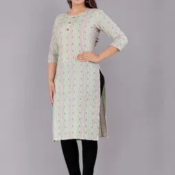 VASHINEH Women Green Kurtas-image-0