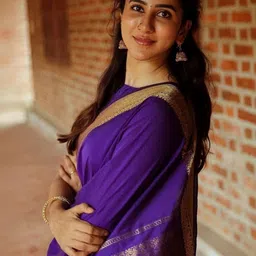 BAFNA MENS WEAR Woven Design Zari Silk Blend Handloom Saree-picture-28