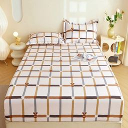 JC HOME Multicoloured Single Bedsheet with 1 Pillow Covers-picture-21