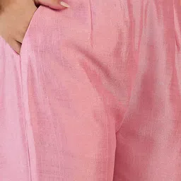 Sangria Floral Embroidered Keyhole Neck Sequinned Straight Kurta With Trousers And Dupatta image 3