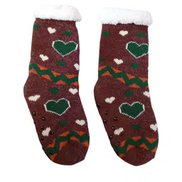 Butterthief Unisex Kids Patterned Sherpa Socks image 5