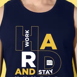 WOOSTRO Pack Of 2 Men Typography Printed T-shirt summer collection image 3