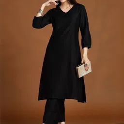 Anouk Women Regular Kurta with Palazzos image 4