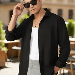 Mast & Harbour Men Standard Horizontal Stripes Striped Casual Shirt-picture-47