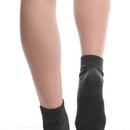 Moda Rapido Women Solid Ankle Length Woolen Socks image 5