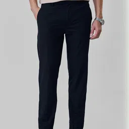 Snitch Men Slim Fit Wrinkle Free Chinos Trousers-image-95