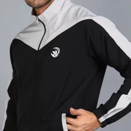 GNOCKFACE Men Colourblocked Lightweight Training or Gym Sporty Jacket image 3