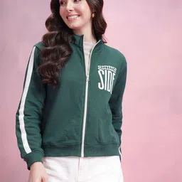 DressBerry Printed Contrast Striped Sweatshirt image 4