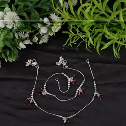 AamNa Enterprises Silver-Plated Anklet image 5