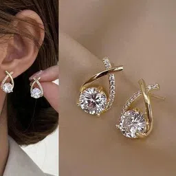 Silver Planets Women Multi Earrings-image-42