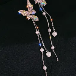 DIVASTRI Silver Alloy Earrings-image-43