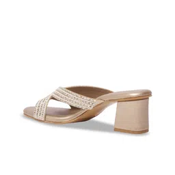 ERIDANI Embellished Ethnic Block Mules image 3