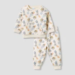 Juniors by Babyshop Infant Printed Long Sleeves Sweatshirt With Joggers-picture-43