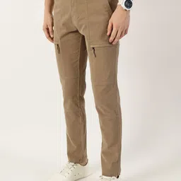 Thomas Scott Men Cotton Mid-Rise Regular Fit Trousers image 4