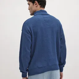 The Roadster Life Co. Turtle Neck Ribbed Relaxed Pullover image 2