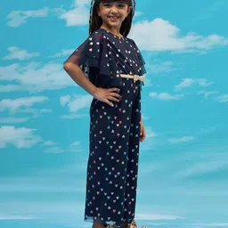 LIL DRAMA Girls Printed Basic Jumpsuit image 4