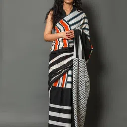 Pinkcity Trade World Multi Pure Cotton Ikat Sarees-picture-26