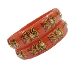 SAVORADE Orange Glass Bangle-picture-33