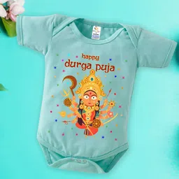 Babywish Navratri Special Printed Pure Cotton Bodysuit-picture-10