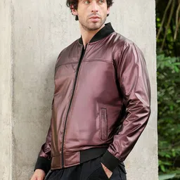 Campus Sutra Men Colourblocked Lightweight Bomber Jacket image 2