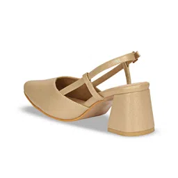 DressBerry Women PU Party Pointed Toe Block Mules image 3