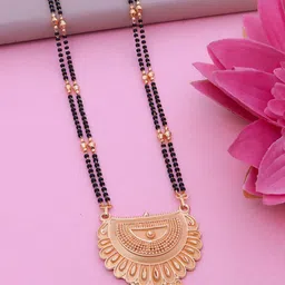 Ramdev Art Fashion Jwellery Gold-Plated Artificial Beads Mangalsutra-picture-27