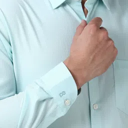 Peter England Spread Collar Cotton Slim Fit Shirt image 2