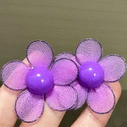 StyleCast x Revolte Floral Drop Earrings image 3