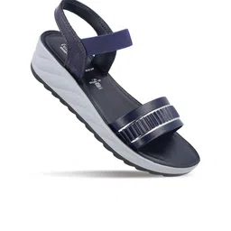 Walkaroo Women Textured Wedge Sandals-image-32