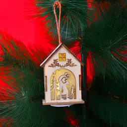 TAYHAA White & Brown Plastic Christmas Decor-image-35
