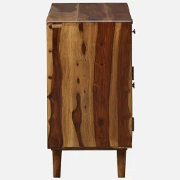 woodsworth from pepperfry Glasgow Sheesham Wood 2 Door Sideboard In Provincial Teak Finish image 5