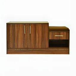 Outkraft Brown 4-Layers Engineered Wooden Shoe Rack-image-90