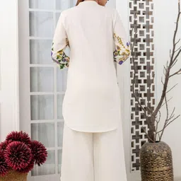 KALINI Printed Mandarin Collar Tunic & Palazzos Co-Ords image 2