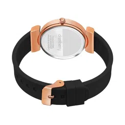 DressBerry Women Brass Patterned Dial & Straps Analogue Watch DB-LR0012-BLK-BLK image 4