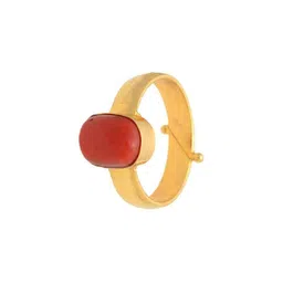 elitemart Unisex Gold-Plated Brass Finger Ring-picture-26