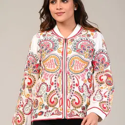 Zolo Label Women Cotton Lightweight Crop Tailored Jacket-picture-34