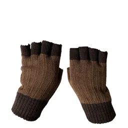 Moda Rapido Women Patterned Fingerless Gloves-picture-29