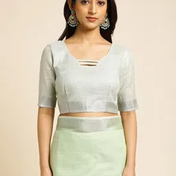 DIVASTRI Ethnic Motifs Embroidered Handloom Saree image 3