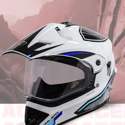 Steelbird SBH 13 ISS Racer Double Visor Full Face Helmet image 5