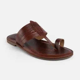 Mochi Men Ethnic Leather Comfort Sandals-picture-40
